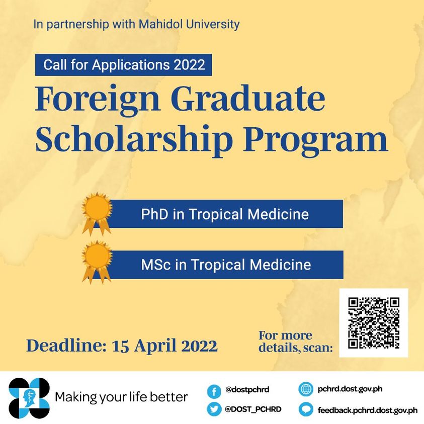 Call for Applications: 2022 Foreign Graduate Scholarship Program