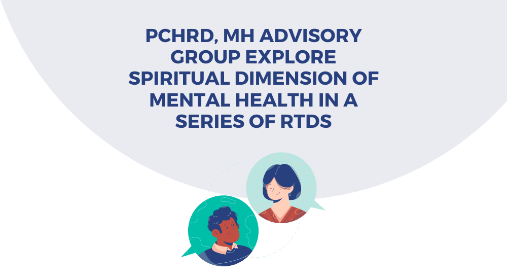 PCHRD, MH Advisory Group explore spiritual dimension of mental health in a series of RTDs