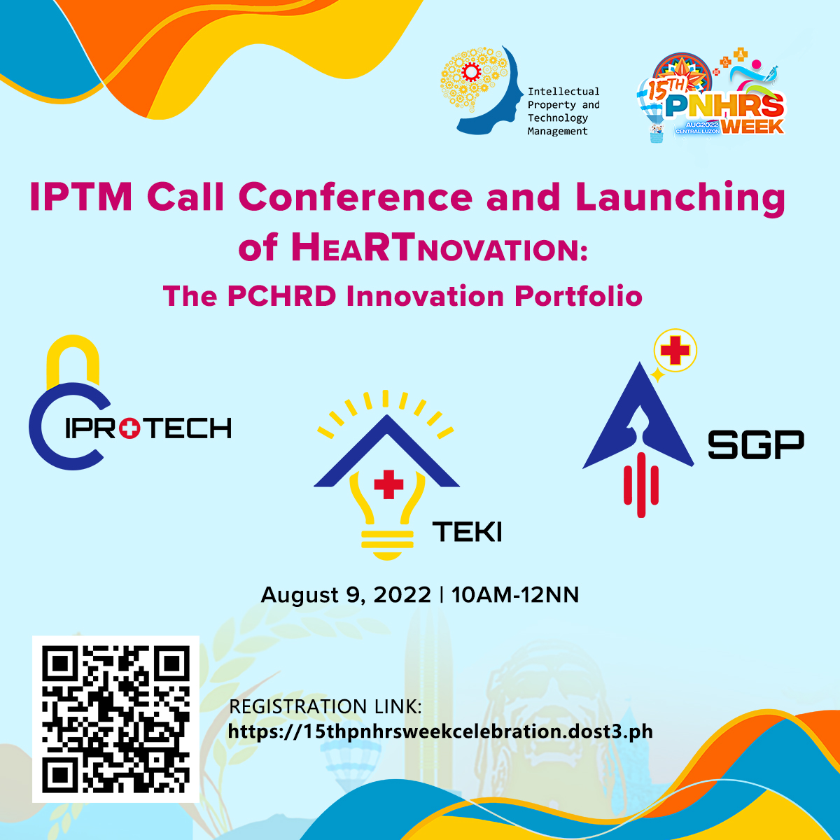 IPTM Call Conference and Launching of the HeaRTNovation: The DOST-PCHRD Innovation Portfolio