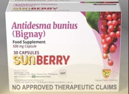 SUNBERRY FOOD SUPPLEMENT