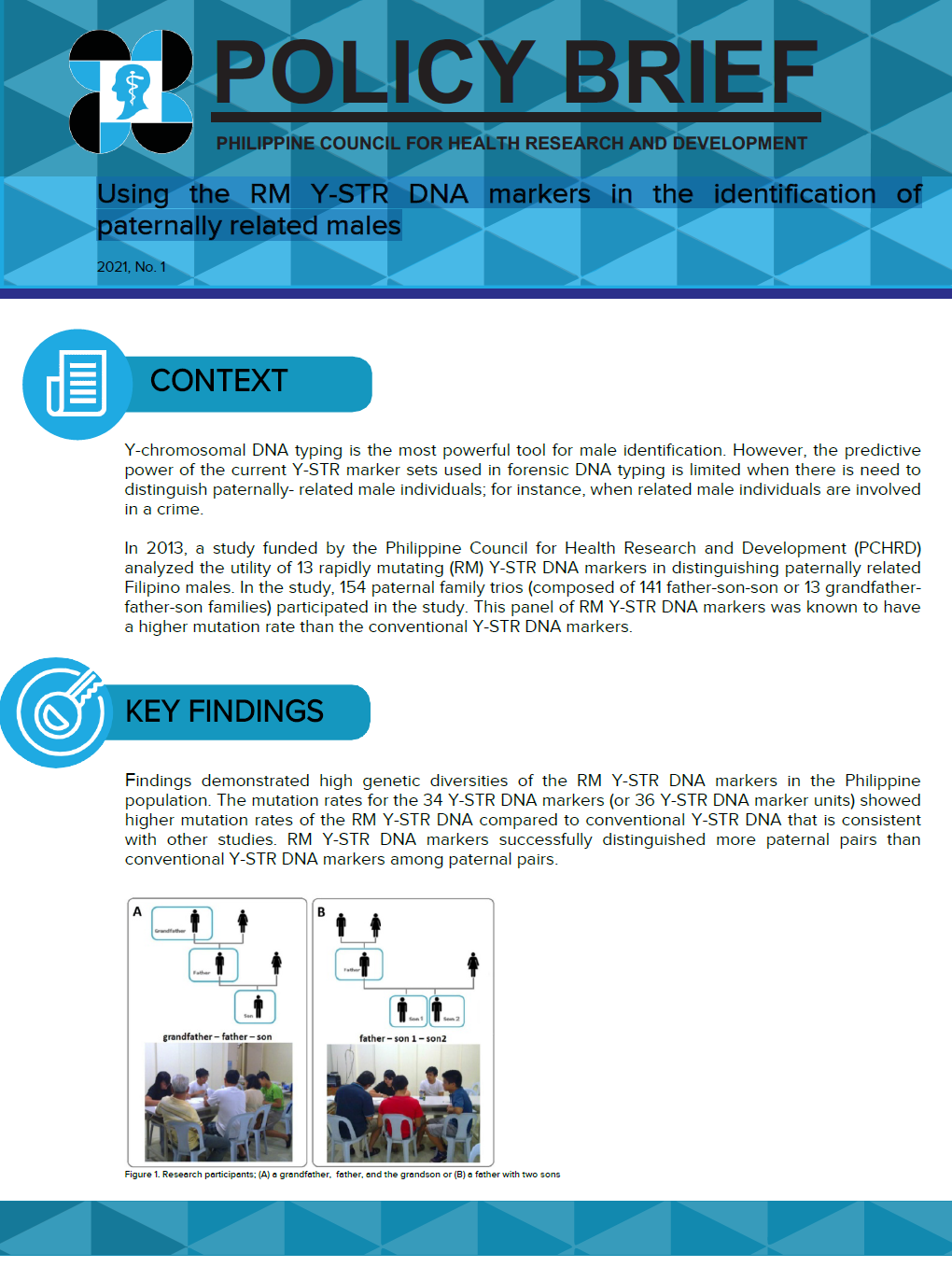 Using the RM Y-STR DNA markers in the identification of paternally related males