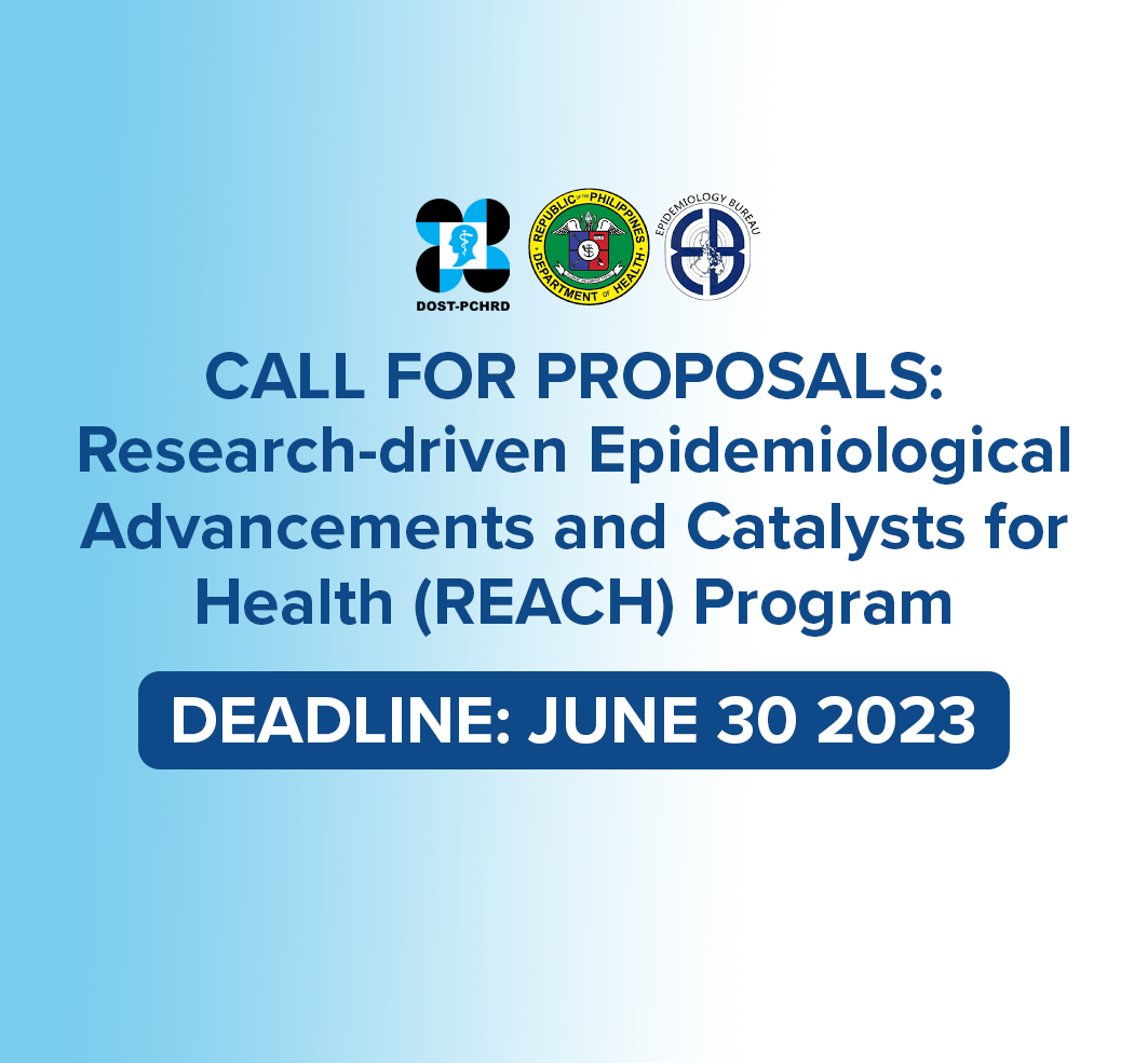 CALL FOR PROPOSALS: Research-driven Epidemiological Advancements and Catalysts for Health (REACH) Program